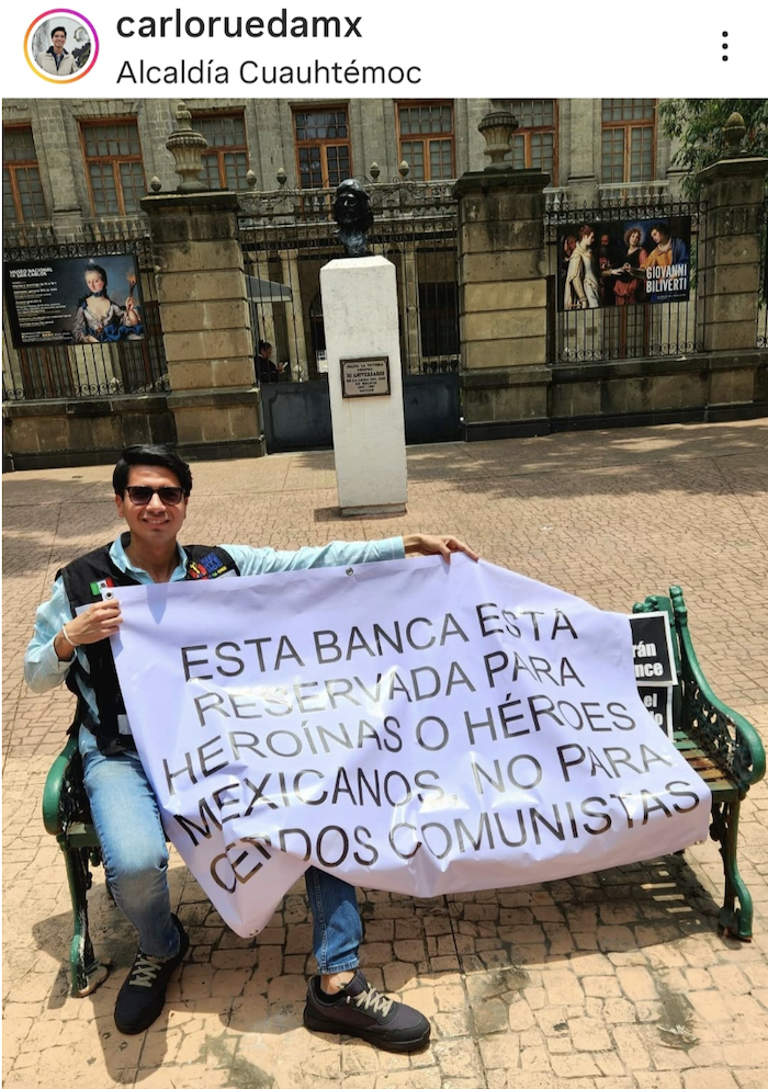 Entre ofensas, quejas y advertencias de que "seremos Venezuela", la derecha mexicana regresó a las calles de CdMx para encabezar la marcha de "La Resistencia".