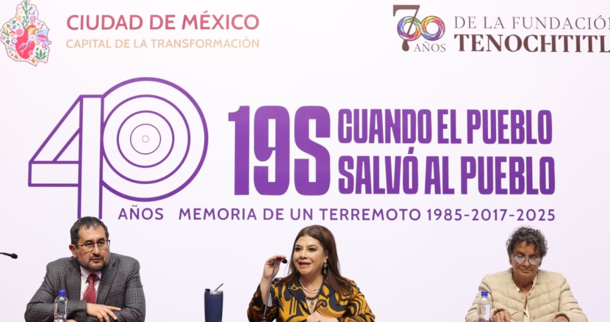 La Jefa del GCDMX, Clara Brugada Molina, informó el día de hoy las actividades para conmemorar el 40 aniversario del terremoto del 19 de septiembre 1985.