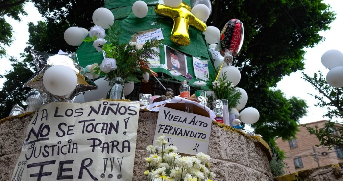 Despiden a Fernandito, niño asesinado en La Paz.