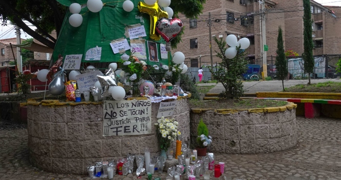 Despiden a Fernandito, niño asesinado en La Paz.