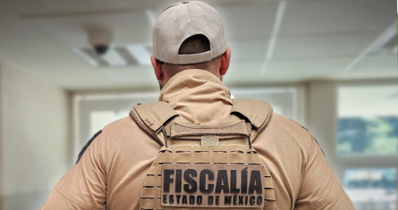 Agentes de la Fiscalía General de Justicia del Estado de México logró la detención presuntos extorsionadores, en accione s de la estrategia nacional de seguridad contra la extorsión.