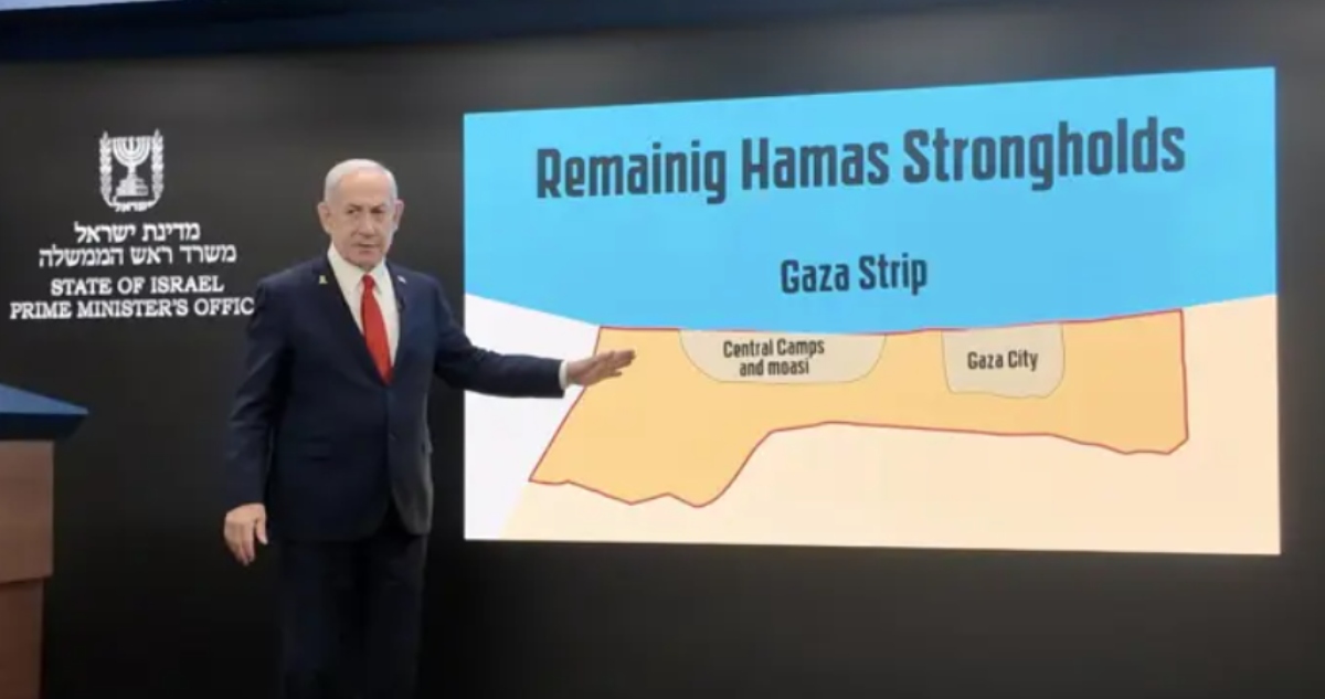 El Primer Ministro de Israel, Benjamin Netanyahu, ordenó a las Fuerzas de Defensa (FDI) que "acorten" los plazos "para tomar el control" de la ciudad de Gaza.