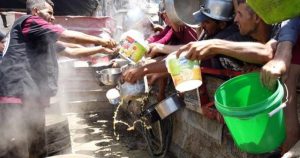 Genocidio y hambruna en Gaza.