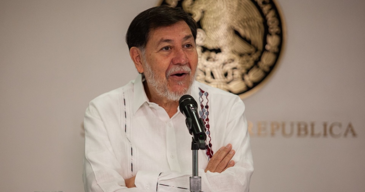 El siempre polémico Fernández Noroña encabezó la presidencia del Senado en el último año.