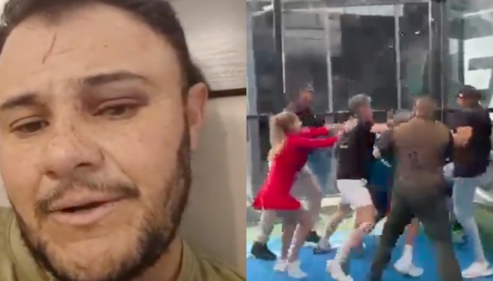 Golpiza en Club Alfa Pádel, Edomex.