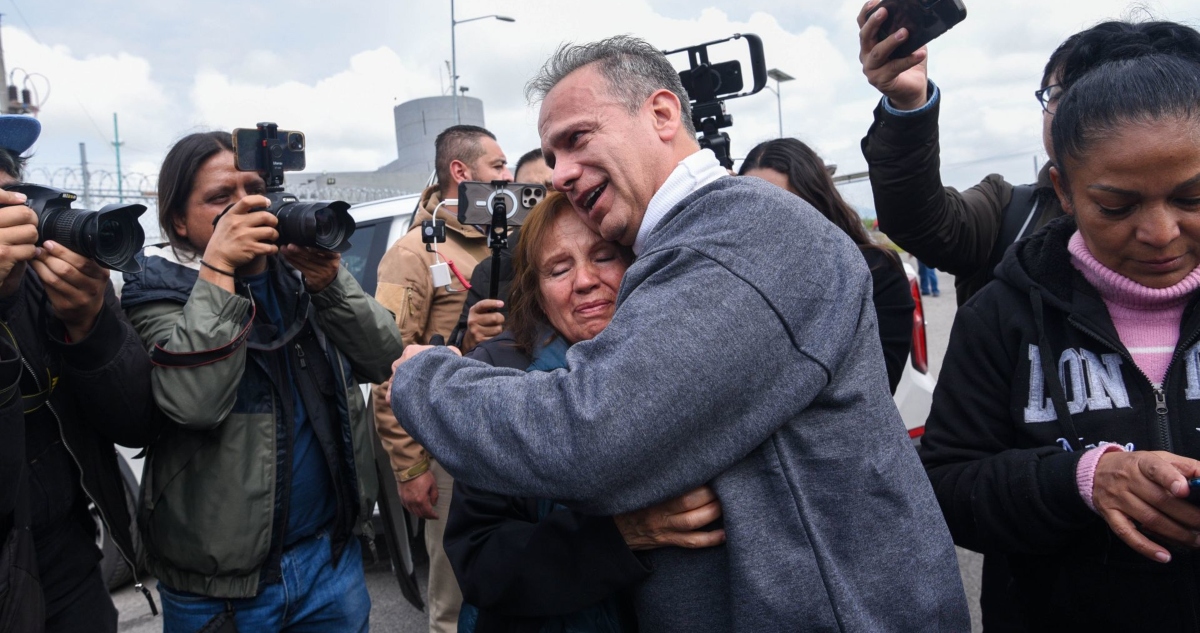 Uno de los símbolos de los montajes con García Luna deja la prisión tras 19 años