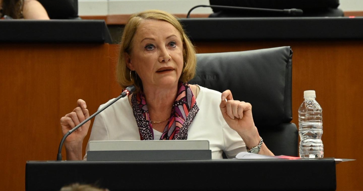 La Senadora Laura Itzel Castillo, de Morena.