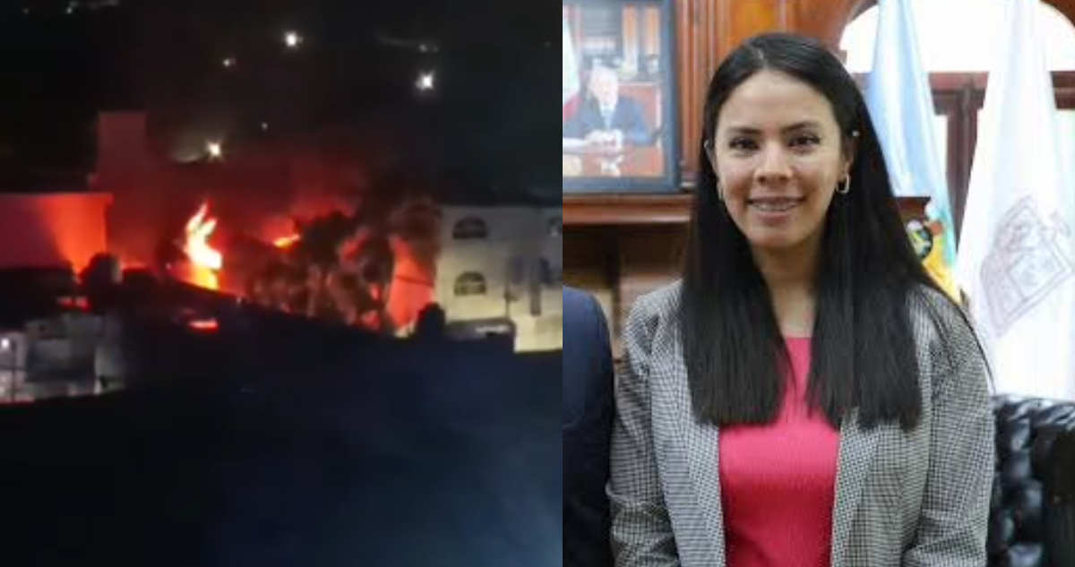 Sicarios incendian casa de Diana Caballero