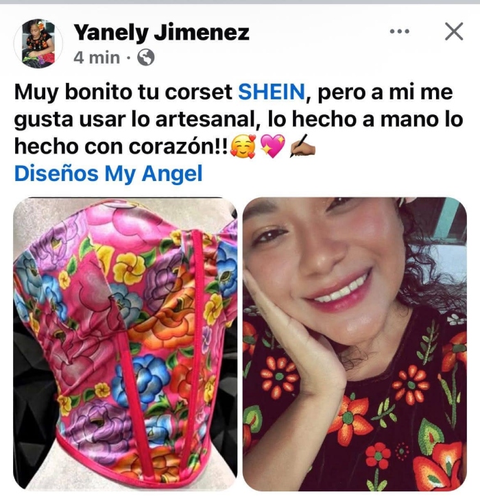 Gobierno de Oaxaca denuncia plagio de SHEIN.