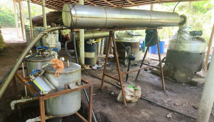 La SSPC asegura 2.5 toneladas de meta.