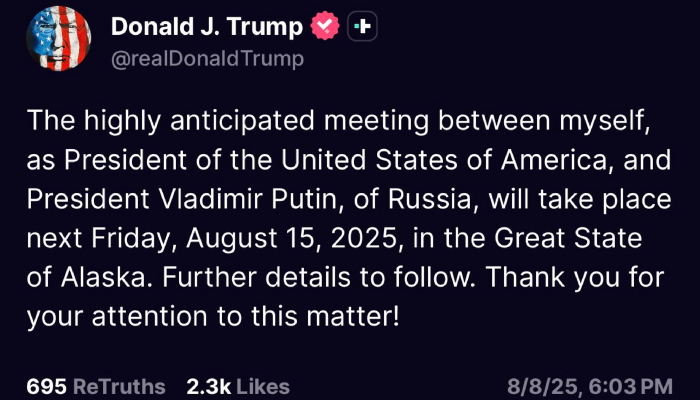 Trump prevé un intercambio de territorios entre Ucrania y Rusia en un acuerdo de paz.