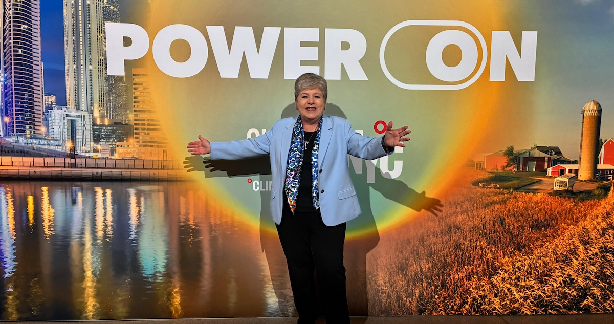 La titular de la Semarnat, Alicia Bárcena, participó en la ceremonia de apertura de la Semana del Clima 2025 que se celebra en Nueva York.