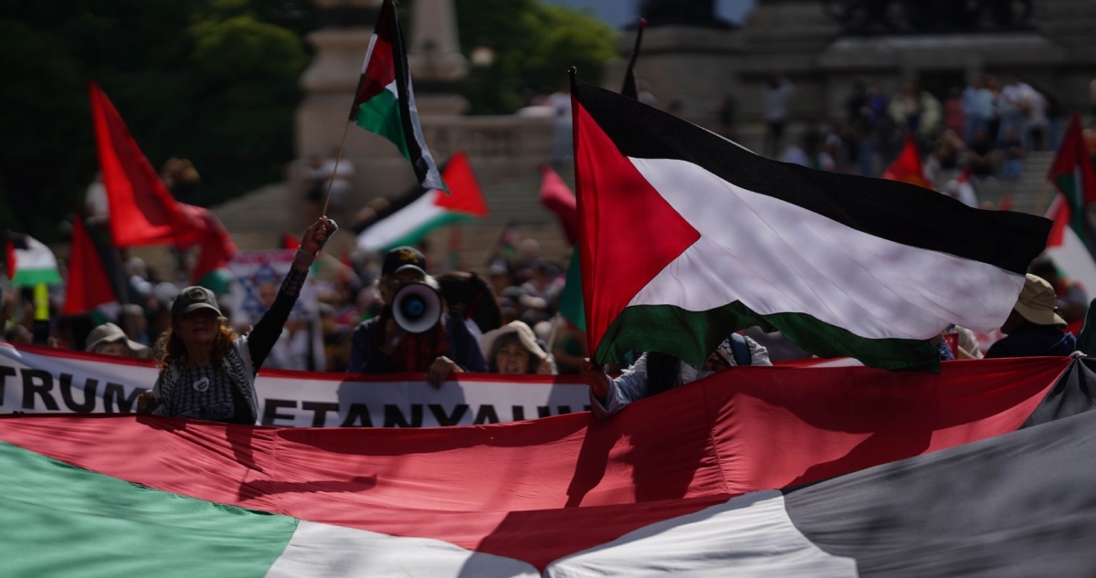 La Presidenta Claudia Sheinbaum Pardo llamó "genocidio" a lo ocurrido en la Franja de Gaza desde que inició la ofensiva israelí tras los ataques de Hamás.