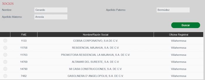 Registro Público de Comercio