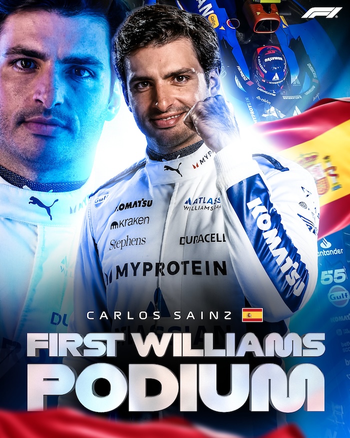 El piloto neerlandés Max Verstappen (Red Bull) conquistó la victoria en el Gran Premio de Azerbaiyán, decimoséptima carrera del campeonato mundial de Fórmula 1.