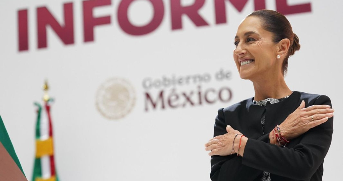 Claudia Sheinbaum Pardo rindió su Primer Informe de Gobierno acompañada por integrantes de su Gabinete, gobernadoras, gobernadores, ministras y ministros.