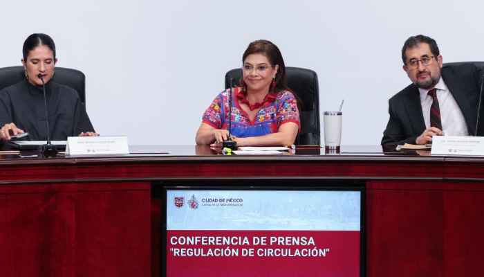 Conferencia de prensa Clara Brugada Molina