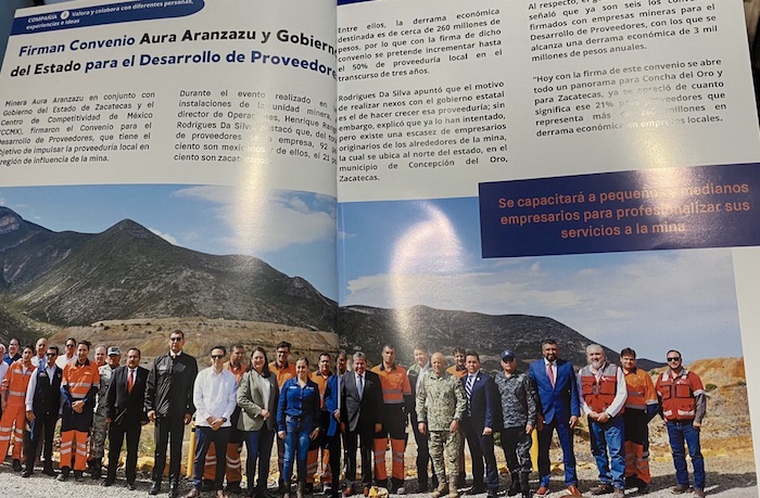 Gobierno Zacatecas con mineros