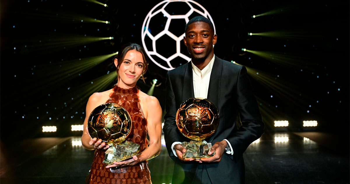 Ousmane Dembelé y Aitana Bonmati ganan el Balón de Oro 2025