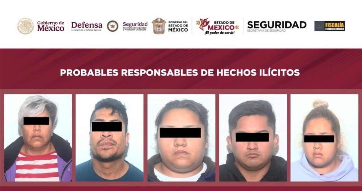 La SSPC detuvo el día de hoy en el municipio de Coacalco, Estado de México, a nueve personas consideradas generadoras de violencia; autos, armas decomisadas.