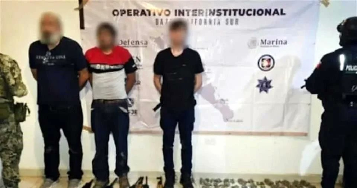 Fuerzas Armadas detienen en Baja California Sur a tres presuntos de "Los Mayos".