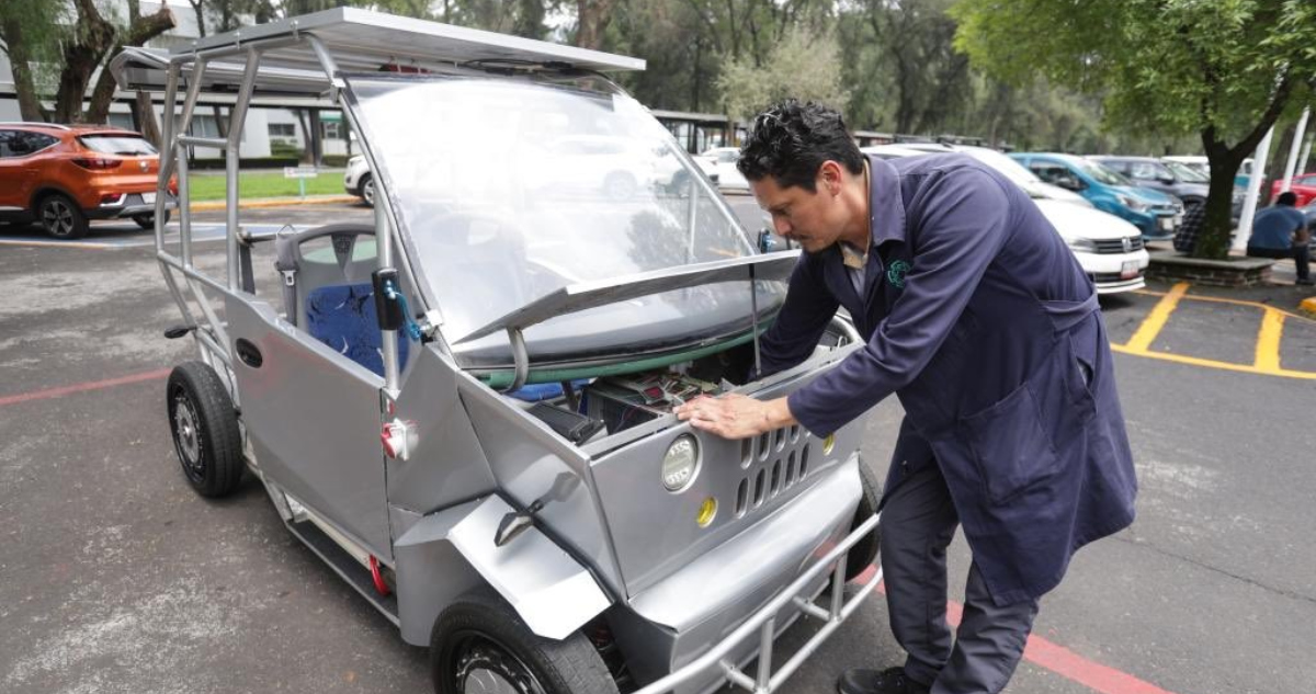 Diseñan en México primer vehículo que funciona con hidrógeno para movilidad sustentable.