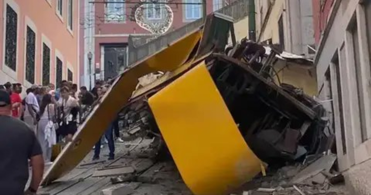 15 personas murieron y 18 resultaron heridas después de que este miércoles descarrilara el funicular del Elevador de la Gloria, Lisboa, capital de Portugal.