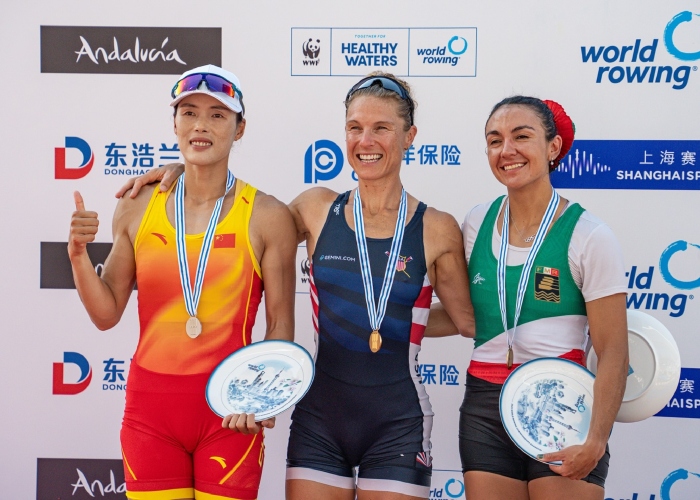 La atleta mexicana, Kenia Lechuga Alanís, conquistó el bronce en el Campeonato Mundial de Remo Shanghái 2025 que se llevó a cabo en China.