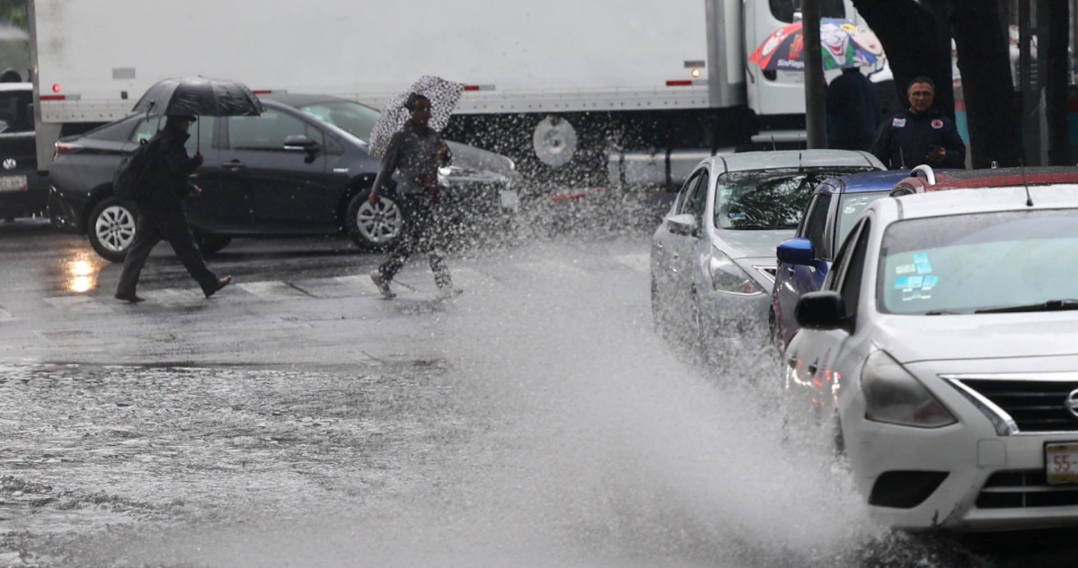 Racha de lluvias continúan en la CdMx; la SGIRPC activa alertas Naranja y Amarilla.