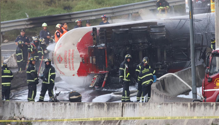 Pipa que explotó en CdMx