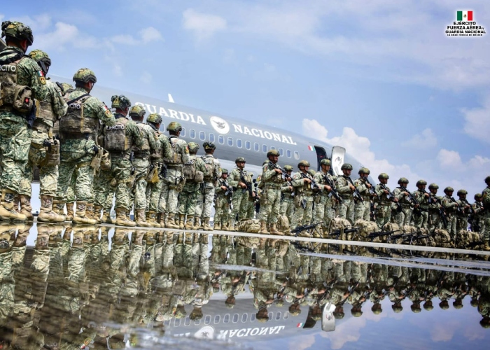 La Secretaría de la Defensa Nacional reforzó con 270 efectivos del Cuerpo de Fuerzas Especiales los estados de de Baja California, Chihuahua y Guanajuato.