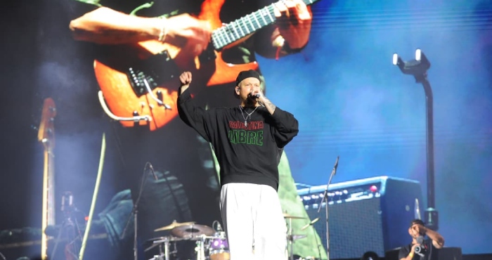 Residente en el Zócalo de la CdMx.