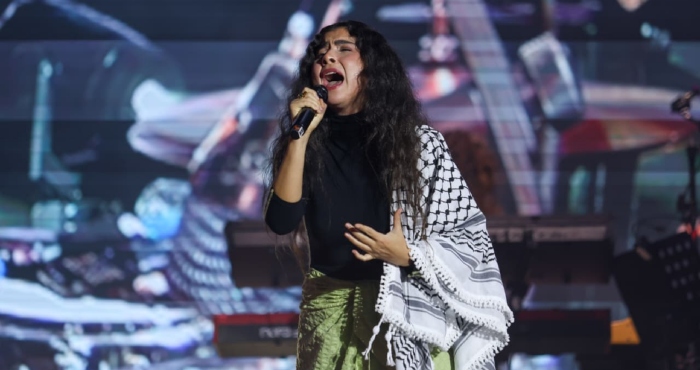 Residente en el Zócalo de la CdMx.