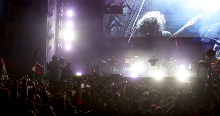 Residente en el Zócalo de la CdMx.