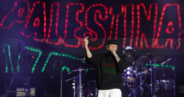 Residente en el Zócalo de la CdMx.
