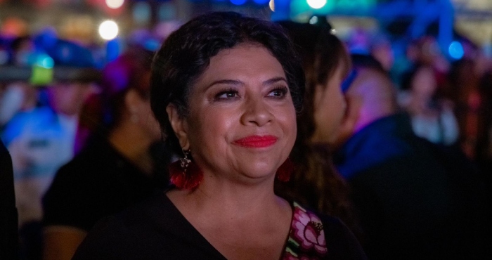 Residente en el Zócalo de la CdMx.