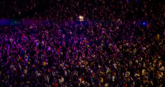 Residente en el Zócalo de la CdMx.