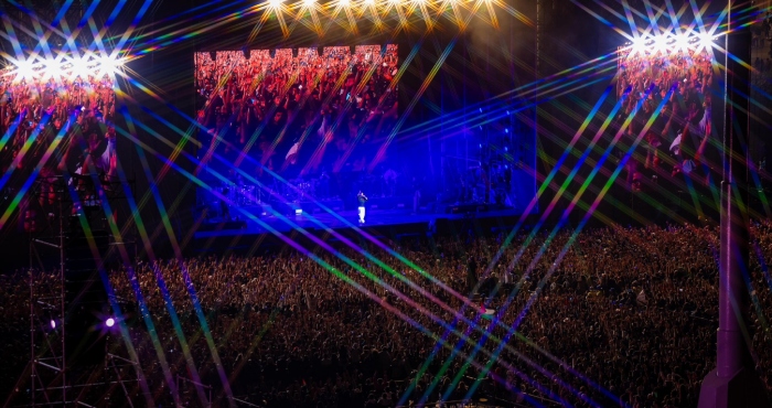 Residente en el Zócalo de la CdMx.