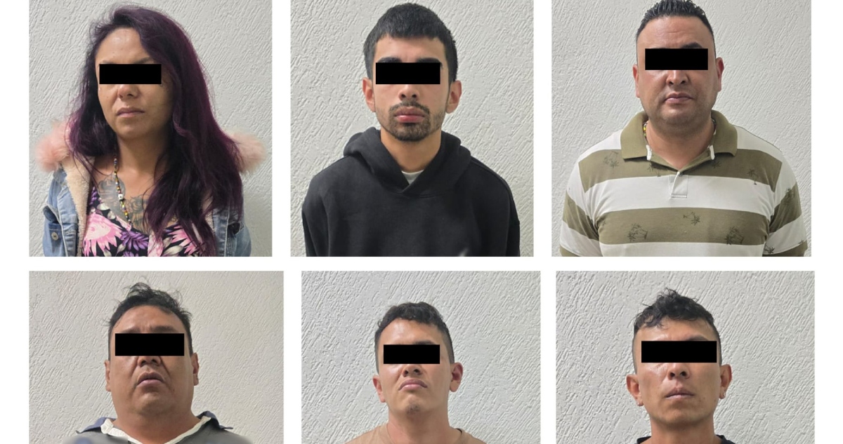 La SSC de la CdMx detuvo a seis presuntos delincuentes en la Alcaldía Gustavo A. Madero, Ciudad de México, tras robar100 celulares en Cuautla, Morelos.