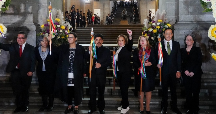 La nueva Suprema Corte de Justicia el 1 de septiembre, en su toma de protesta