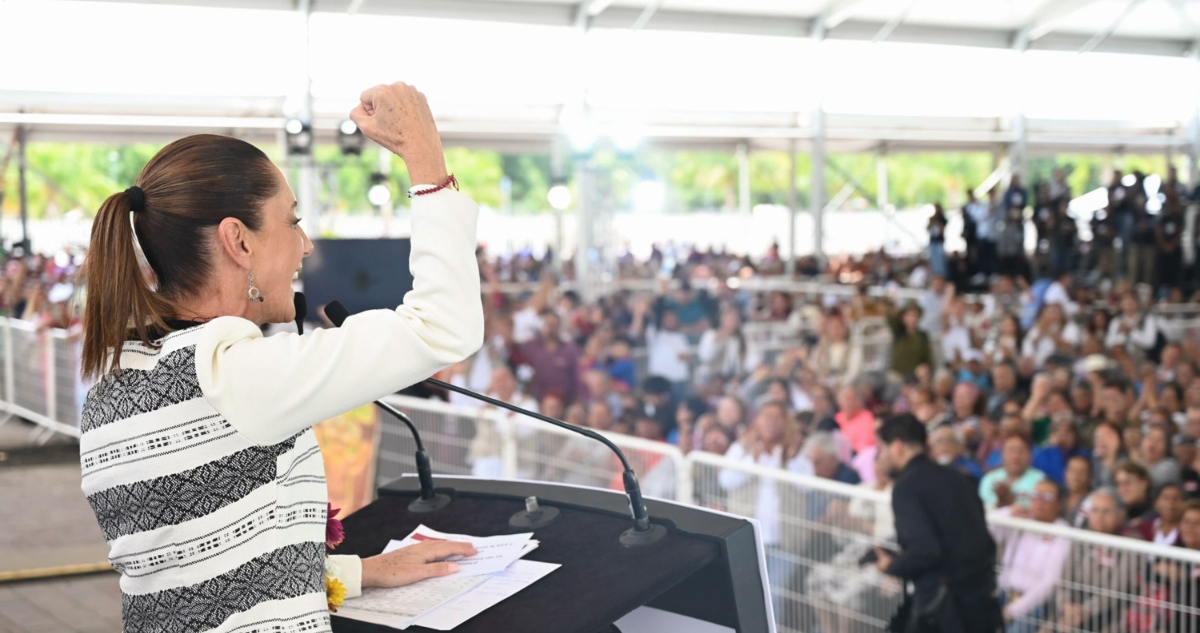 Claudia Sheinbaum informó el día de hoy que le pidió al Secretario de Estado, Marco Rubio, que reconozca a las y los mexicanos que laboran en su país.