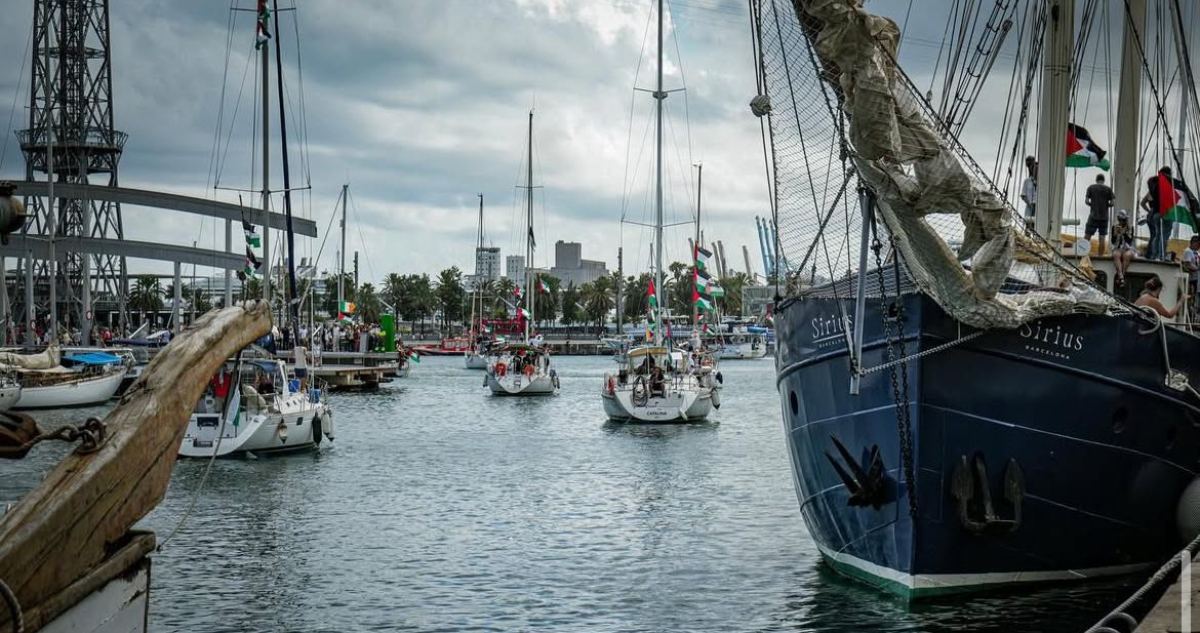 La Global Sumud Flotilla a Gaza llega a zona de alto riesgo.