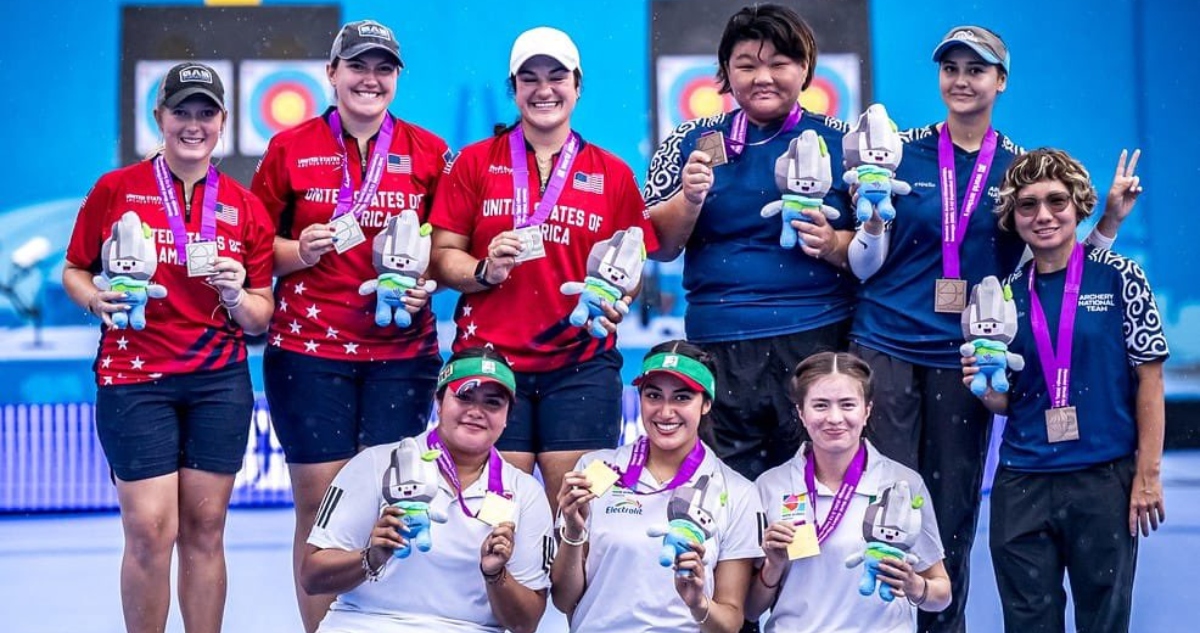 Las atletas Maya Becerra, Mariana Bernal y Adriana Castillo se alzaron con la victoria en el Campeonato Mundial de la especialidad Gwangju 2025.