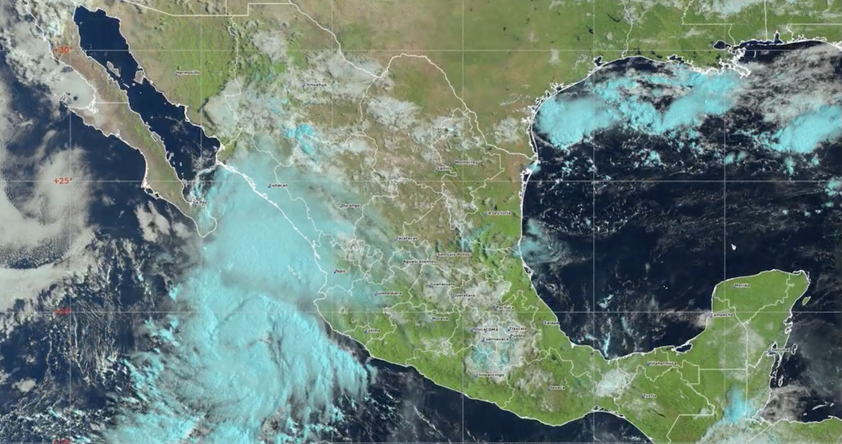 La tormenta tropical "Lorena" se formó en el Pacífico mexicano, la cual provocará lluvias intensas toda la semana en seis estados del norte de la República.
