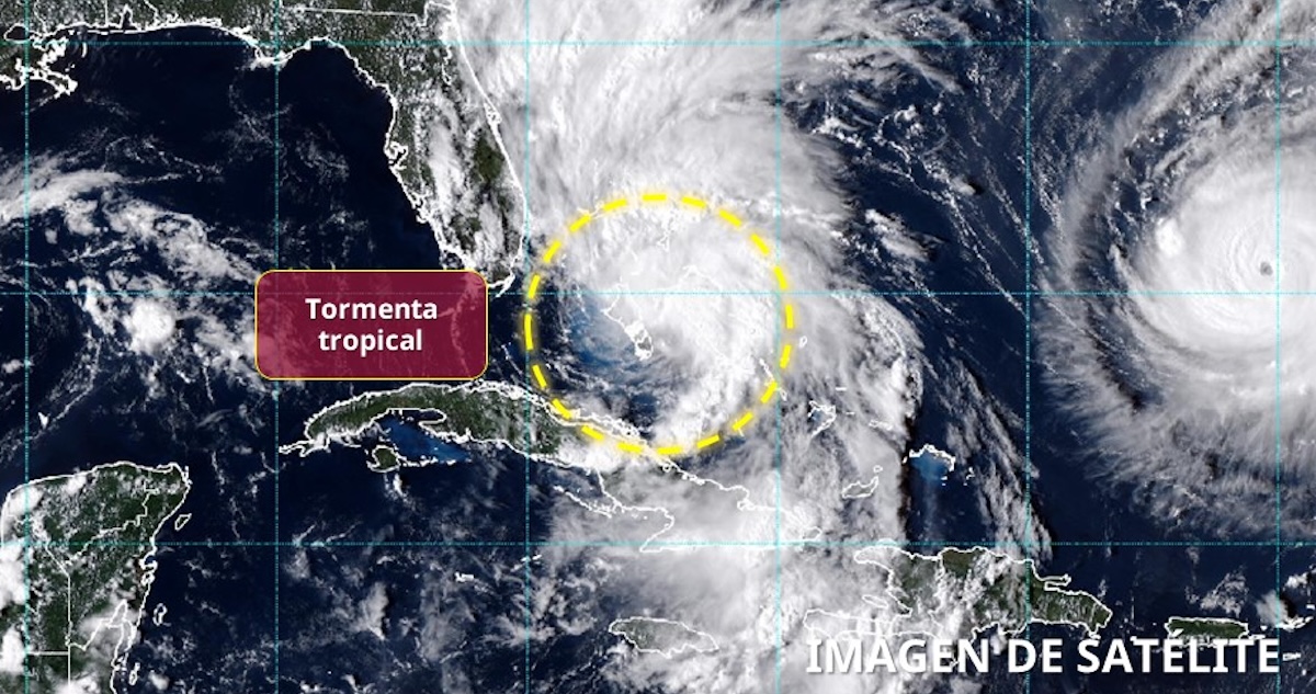 La Conagua informó que alrededor del mediodía de este domingo se formó la tormenta tropical “Imelda” en el Océano Atlántico.