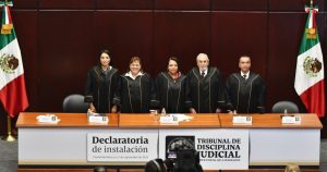 Se declaró formalmente instalado el Tribunal de Disciplina Judicial (TDJ).