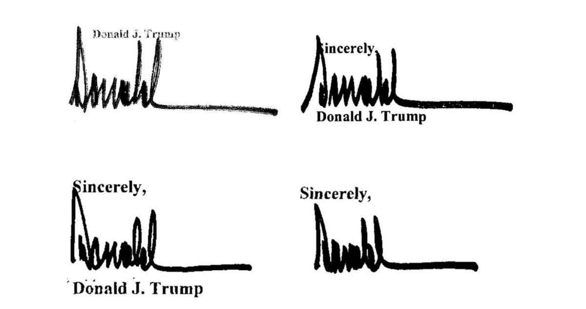 Demócratas de EU publicaron una carta de felicitación presuntamente elaborada por el Presidente Donald Trump y que estaba dirigida a Jeffrey Epstein.