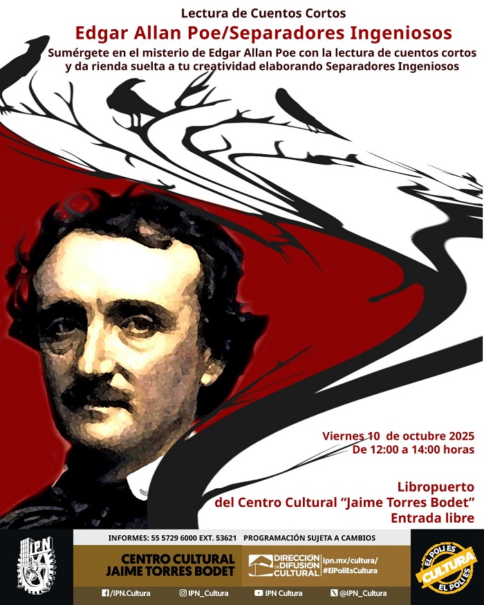 Lectura de cuentos cortos: Edgar Allan Poe