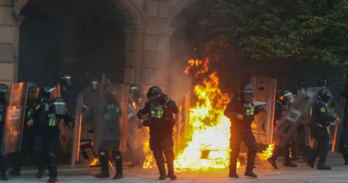 2 de octubre policías heridos