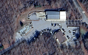 La fábrica donde ocurrió el incidente en Tennessee, vista en Google Maps previo a las explosiones.